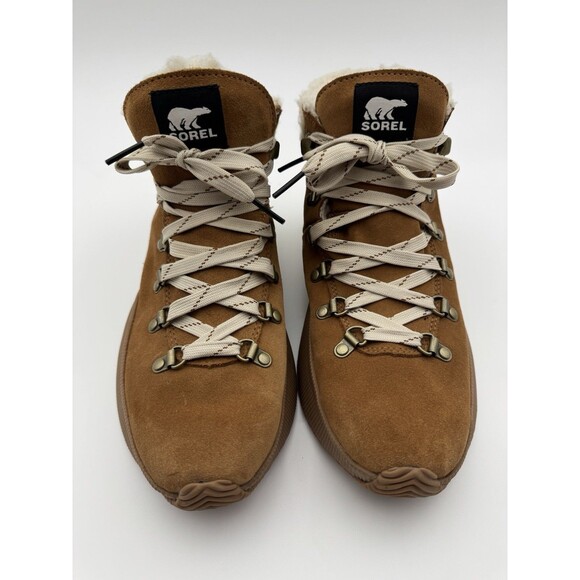 Sorel Out N About III Conquest Boots Women 10.5 Camel Brown Waterproof Cozycore - Picture 4 of 16